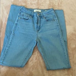 Pacsun jeans with knee wholes.